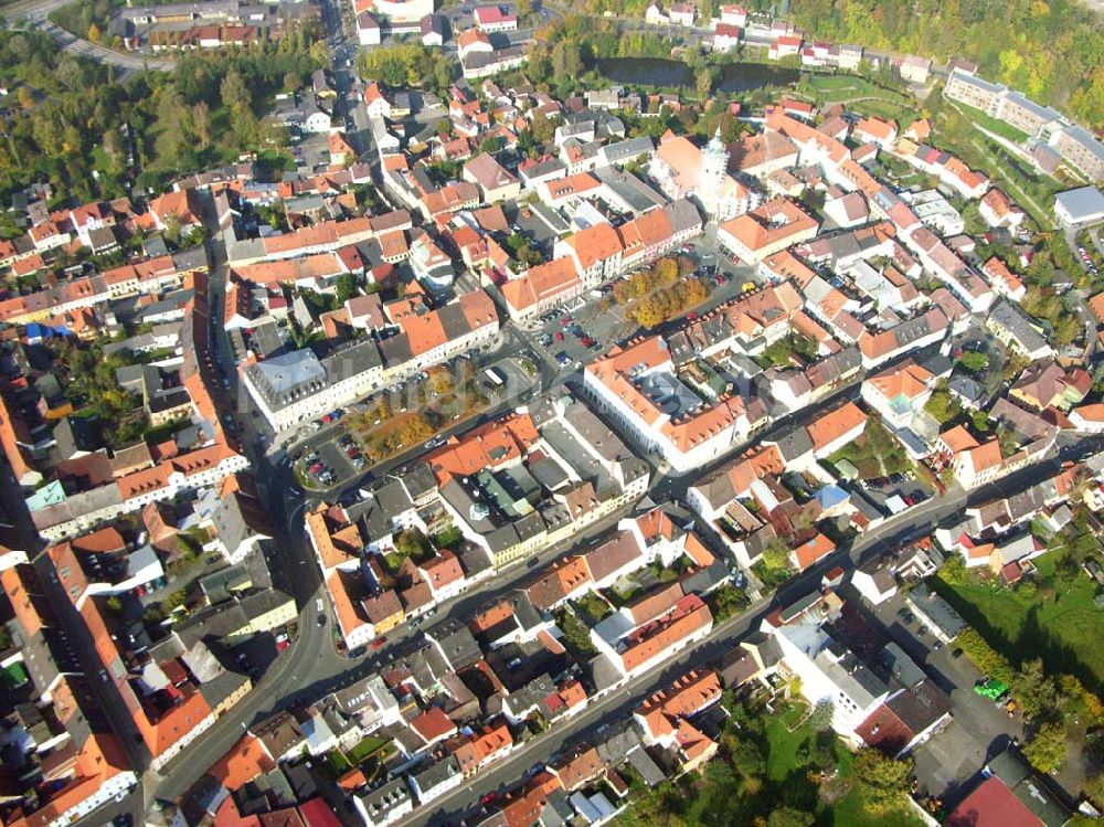 Luftaufnahme Tirschenreuth - Stadtpfarrkirche Mariae Himmelfahrt