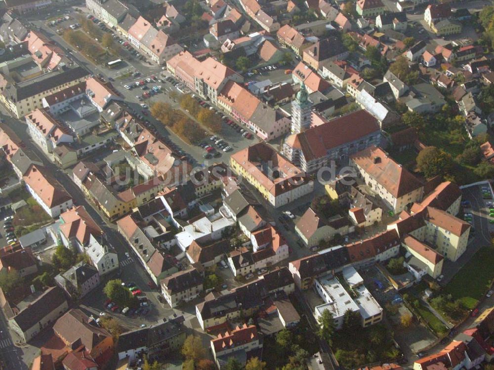 Luftaufnahme Tirschenreuth - Stadtpfarrkirche Mariae Himmelfahrt