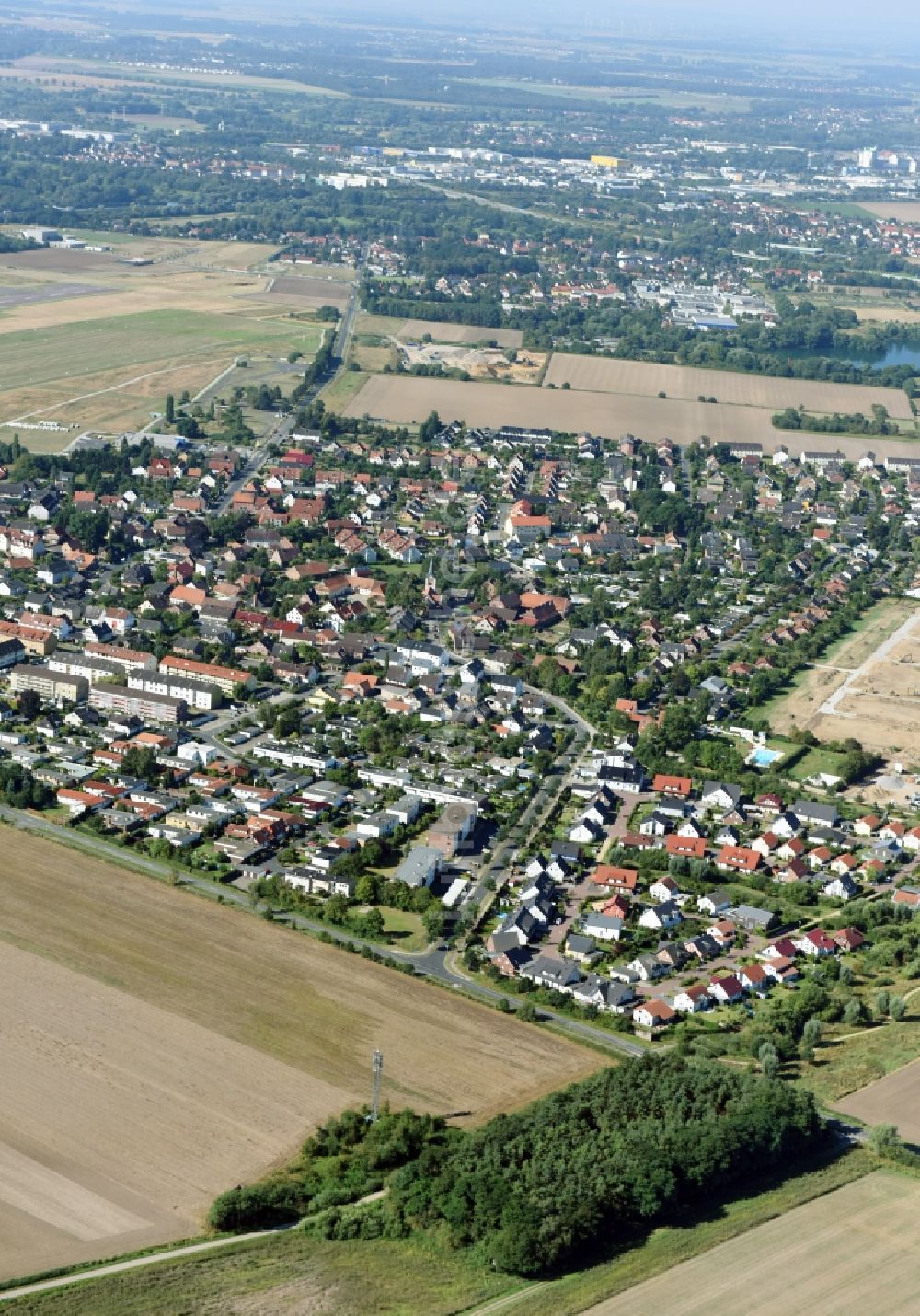 Luftbild Braunschweig - Stadtrand und Außenbezirks- Wohngebiet in Braunschweig im Bundesland Niedersachsen