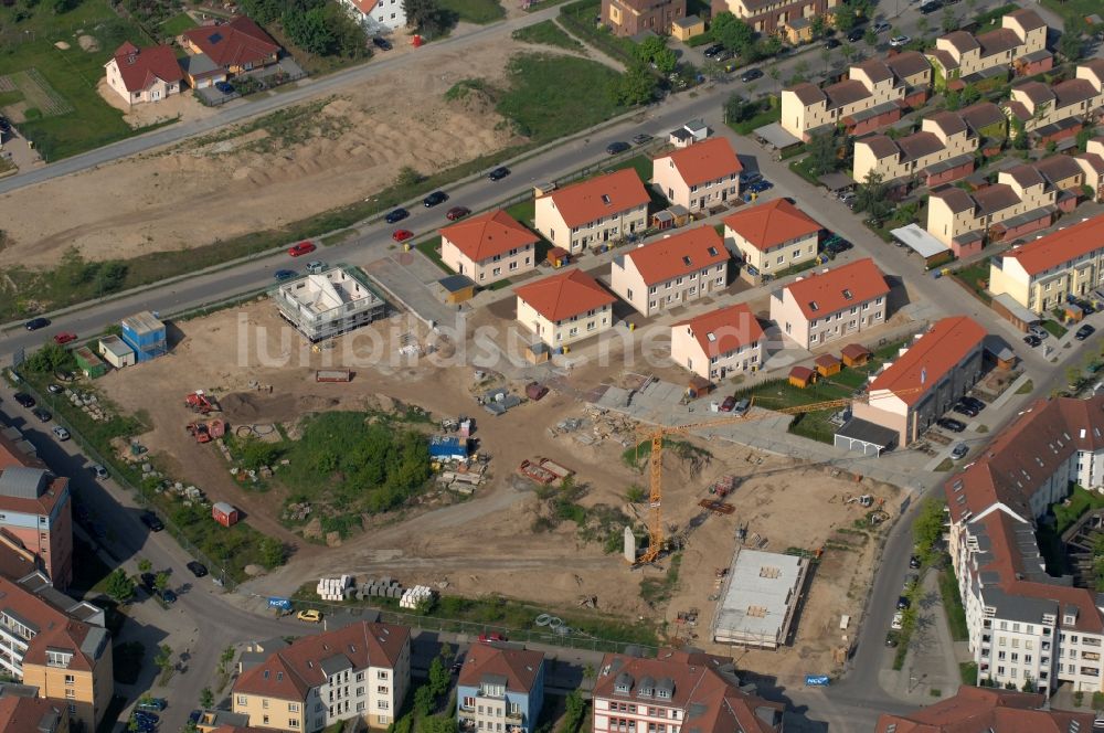 Luftaufnahme Potsdam - Stadtrand und Außenbezirks- Wohngebiet Kirchsteigfeld in Potsdam im Bundesland Brandenburg, Deutschland