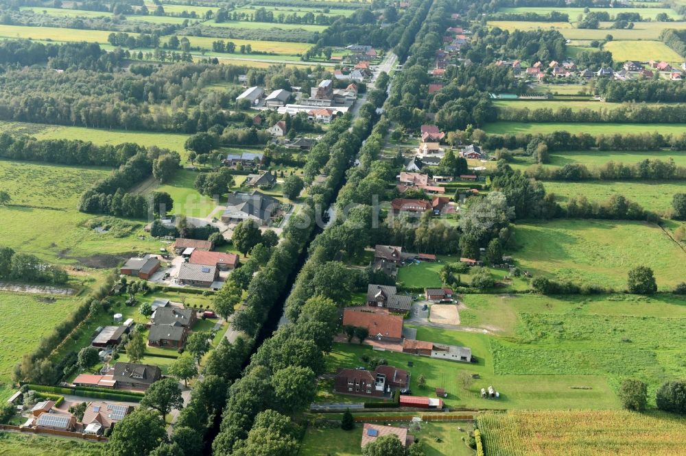 Luftbild Barßel - Stadtrand und Außenbezirks- Wohngebiete in Barßel im Bundesland Niedersachsen