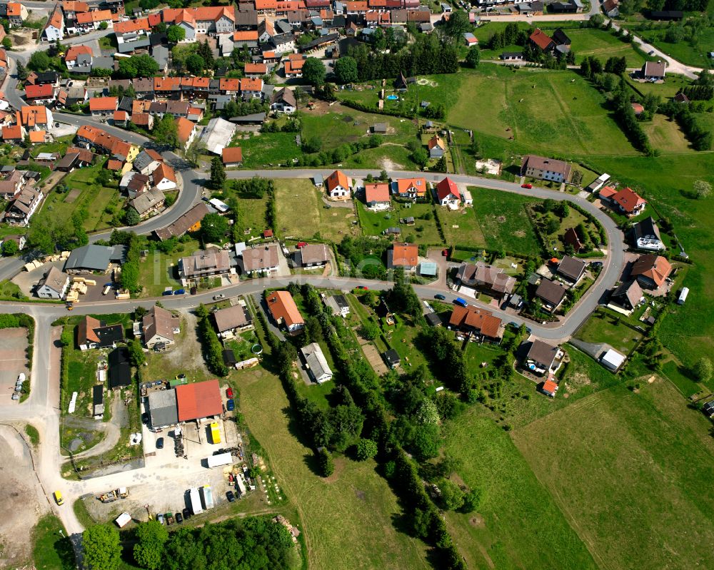 Benneckenstein (Harz) aus der Vogelperspektive: Stadtrand und Außenbezirks- Wohngebiete in Benneckenstein (Harz) im Bundesland Sachsen-Anhalt, Deutschland