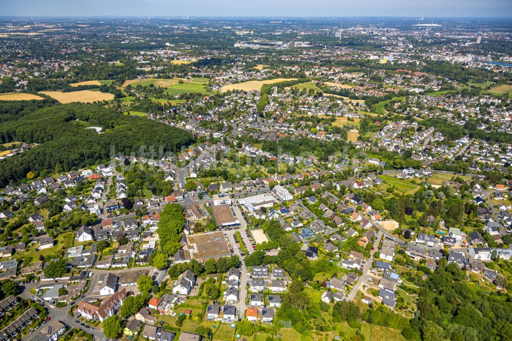 Luftaufnahme Dortmund - Stadtrand und Außenbezirks- Wohngebiete in Dortmund im Bundesland Nordrhein-Westfalen, Deutschland