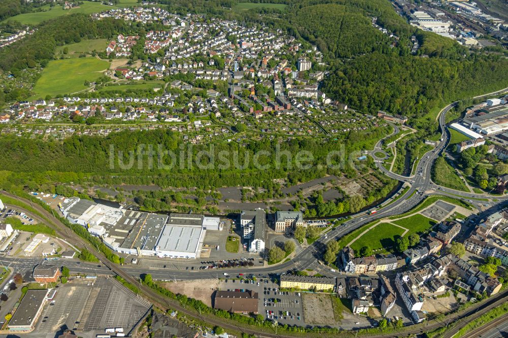 Luftaufnahme Hagen - Stadtrand und Außenbezirks- Wohngebiete in Hagen im Bundesland Nordrhein-Westfalen, Deutschland