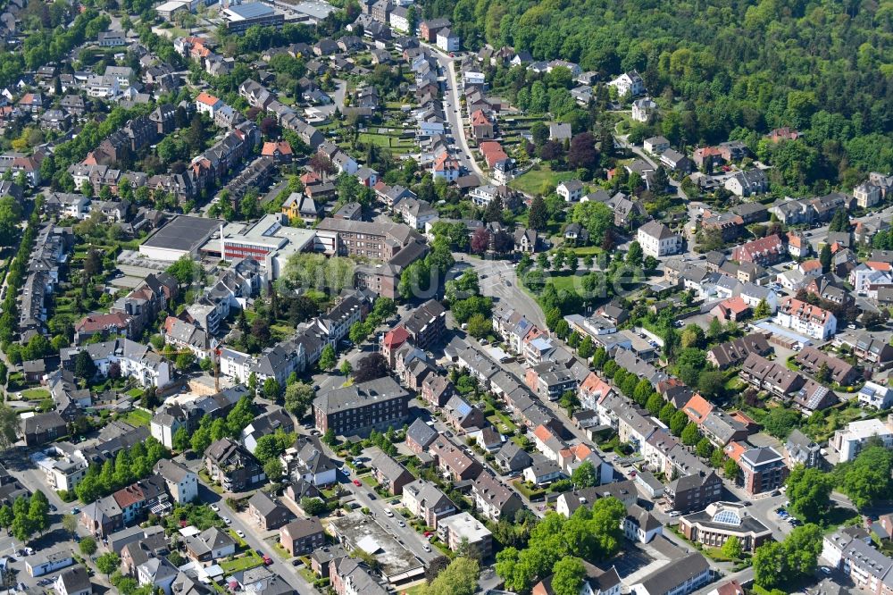 Kleve von oben - Stadtrand und Außenbezirks- Wohngebiete in Kleve im Bundesland Nordrhein-Westfalen, Deutschland