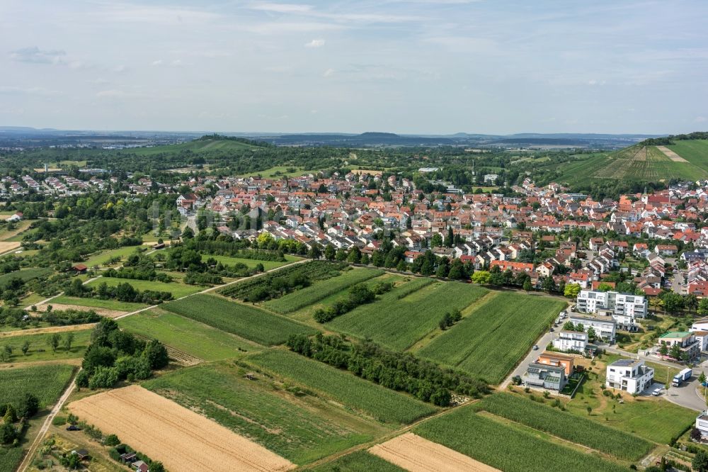 Luftaufnahme Korb - Stadtrand und Außenbezirks- Wohngebiete in Korb im Bundesland Baden-Württemberg