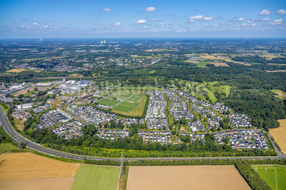 Luftbild Dortmund - Stadtrand und Außenbezirks- Wohngebiete im Ortsteil Brackeler Feld in Dortmund im Bundesland Nordrhein-Westfalen, Deutschland