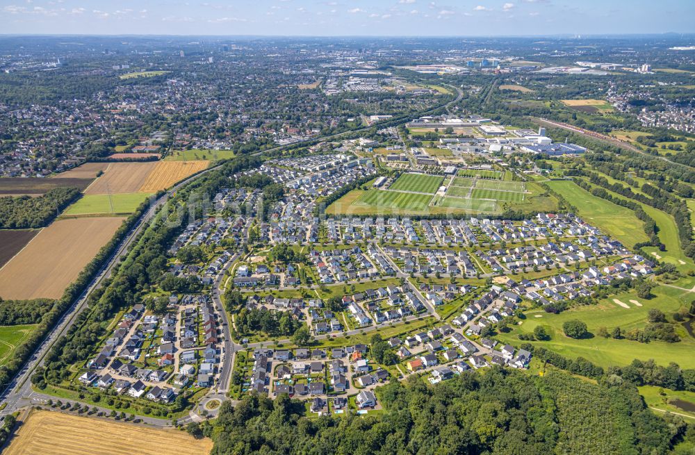 Luftaufnahme Dortmund - Stadtrand und Außenbezirks- Wohngebiete im Ortsteil Brackeler Feld in Dortmund im Bundesland Nordrhein-Westfalen, Deutschland