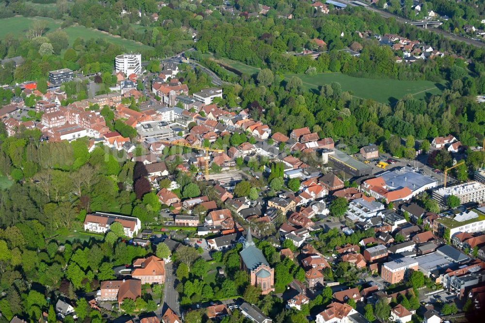 Luftbild Rotenburg (Wümme) - Stadtrand und Außenbezirks- Wohngebiete in Rotenburg (Wümme) im Bundesland Niedersachsen, Deutschland