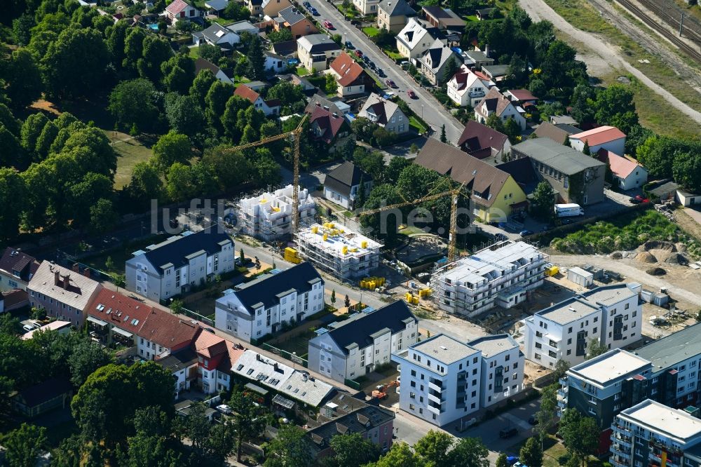 Luftbild Schwedt/Oder - Stadtrand und Außenbezirks- Wohngebiete in Schwedt/Oder im Bundesland Brandenburg, Deutschland