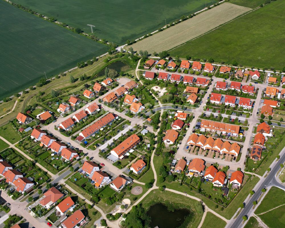 Luftbild Wernigerode - Stadtrand und Außenbezirks- Wohngebiete in Wernigerode im Bundesland Sachsen-Anhalt, Deutschland