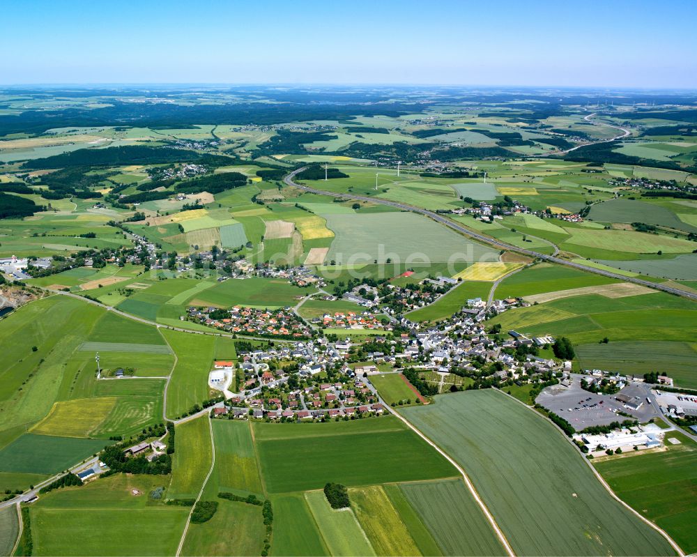 Luftbild Hadermannsgrün - Stadtrand mit landwirtschaftlichen Feldern in Hadermannsgrün im Bundesland Bayern, Deutschland