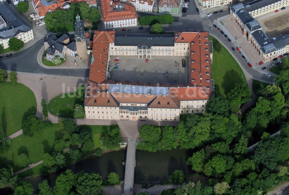 Luftbild Weimar - Stadtschloss Weimar im Bundesland Thüringen