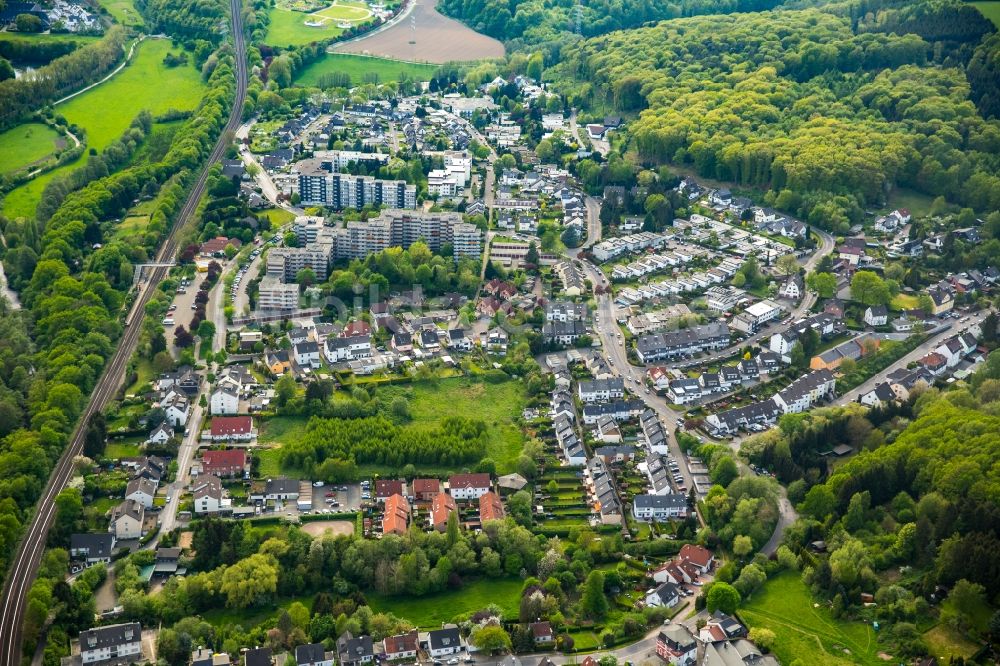 Luftbild Hagen - Stadtteil Baukloh im Stadtgebiet in Hagen im Bundesland Nordrhein-Westfalen