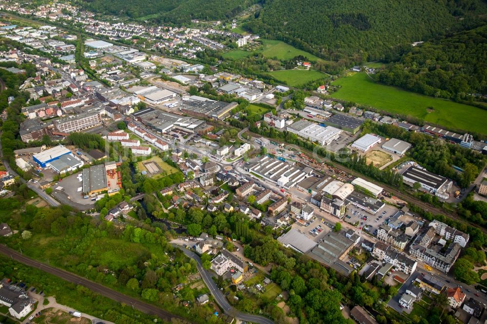 Hagen von oben - Stadtteil Baukloh im Stadtgebiet in Hagen im Bundesland Nordrhein-Westfalen