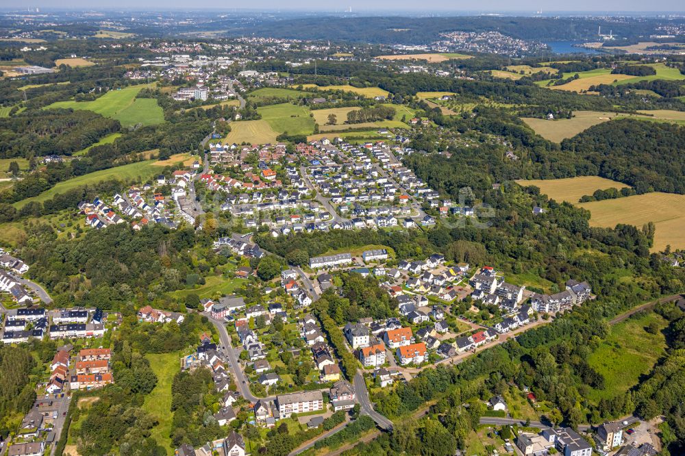 Luftaufnahme Hagen - Stadtteil Baukloh im Stadtgebiet in Hagen im Bundesland Nordrhein-Westfalen