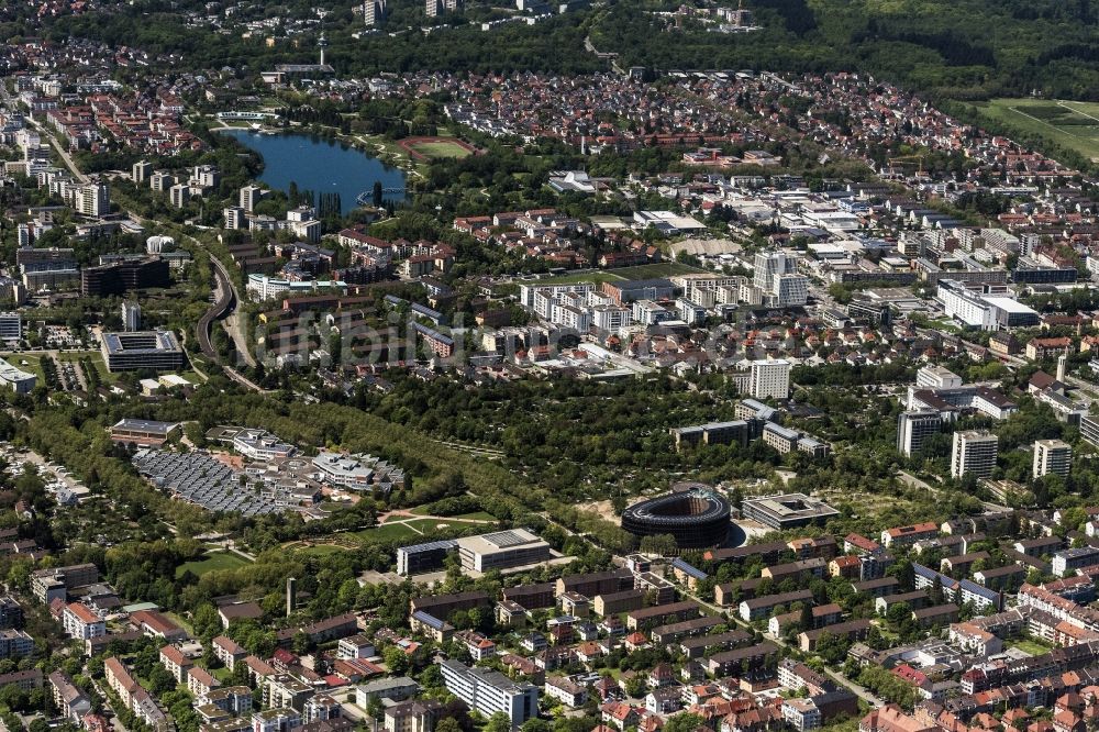 Freiburg im Breisgau aus der Vogelperspektive: Stadtteil Betzenhausen im Stadtgebiet in Freiburg im Breisgau im Bundesland Baden-Württemberg, Deutschland