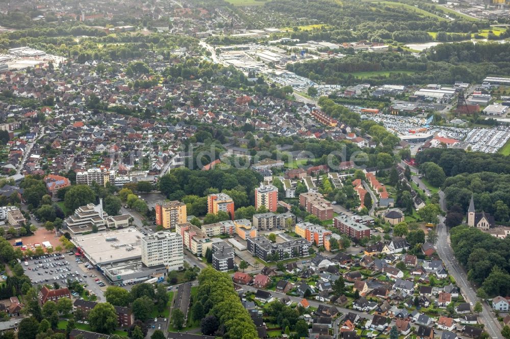 Luftbild Hamm - Stadtteil Bockum-Hövel im Stadtgebiet in Hamm im Bundesland Nordrhein-Westfalen - NRW, Deutschland