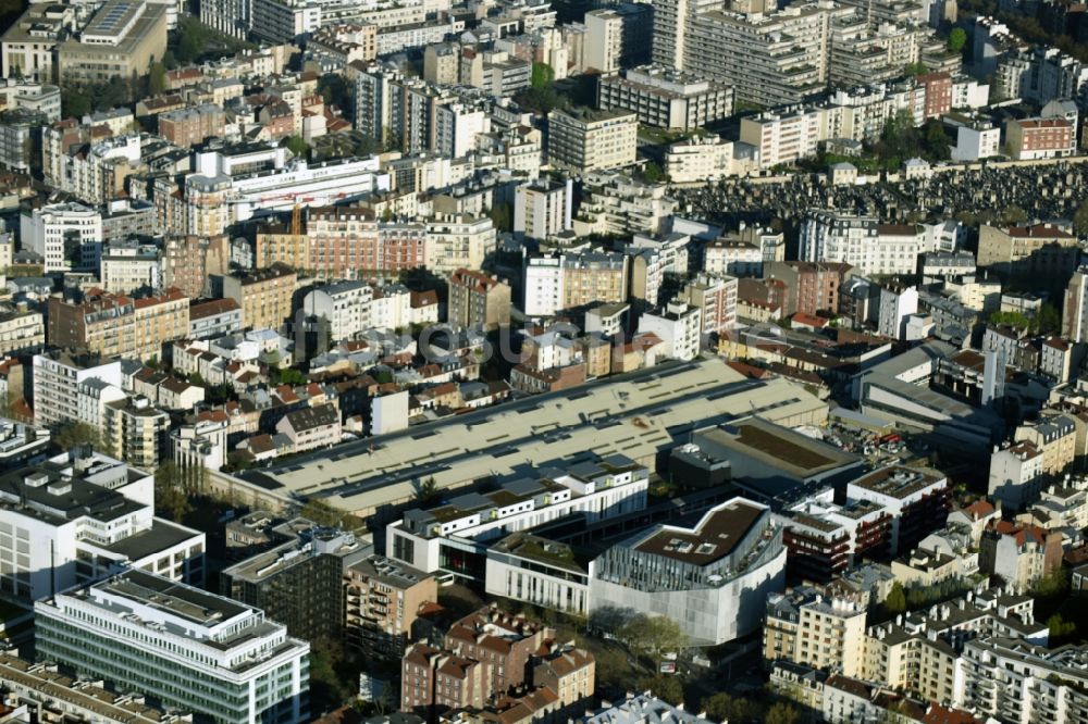 Paris von oben - Stadtteil Boulogne-Billancourt im Stadtgebiet in Paris in Ile-de-France, Frankreich