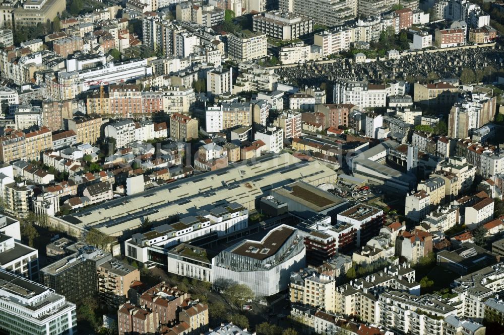 Paris aus der Vogelperspektive: Stadtteil Boulogne-Billancourt im Stadtgebiet in Paris in Ile-de-France, Frankreich