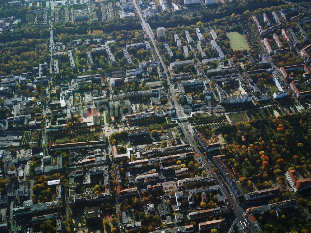 Berlin von oben - Stadtteil Britz im Stadtgebiet in Berlin