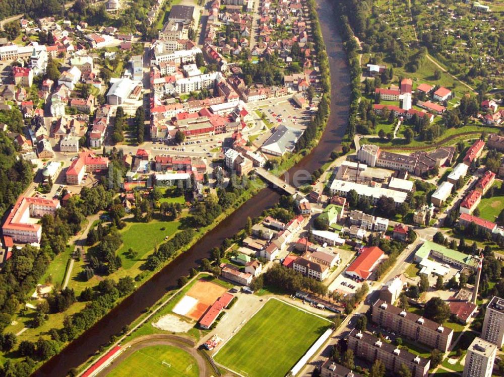 Brno (Brünn) von oben - Stadtteil von Brno (Brünn)