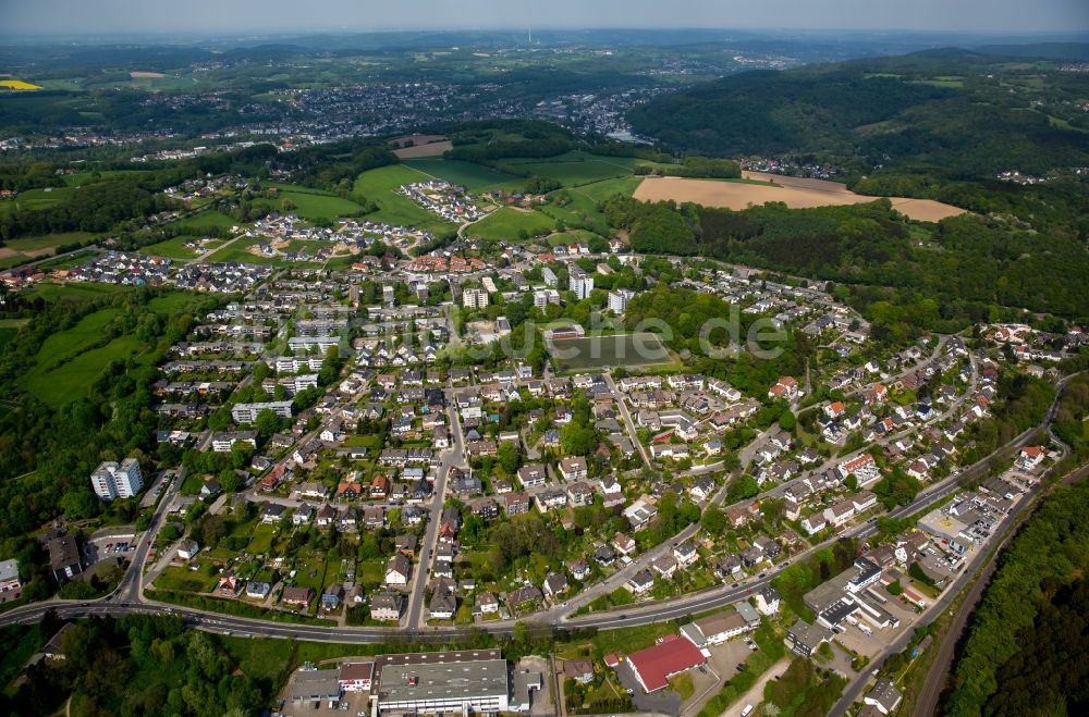 Ennepetal aus der Vogelperspektive: Stadtteil Büttenberg im Stadtgebiet in Ennepetal im Bundesland Nordrhein-Westfalen