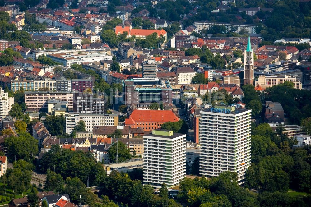 Gelsenkirchen aus der Vogelperspektive: Stadtteil Castrop-Rauxel im Stadtgebiet in Gelsenkirchen im Bundesland Nordrhein-Westfalen