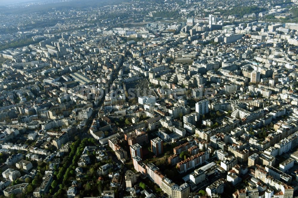 Paris aus der Vogelperspektive: Stadtteil Chardon-Lagache im Stadtgebiet in Paris in Ile-de-France, Frankreich