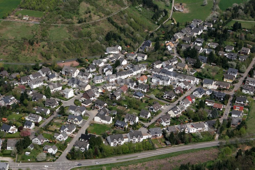 Trier Filsch von oben - Stadtteil Filsch in Trier im Bundesland Rheinland-Pfalz