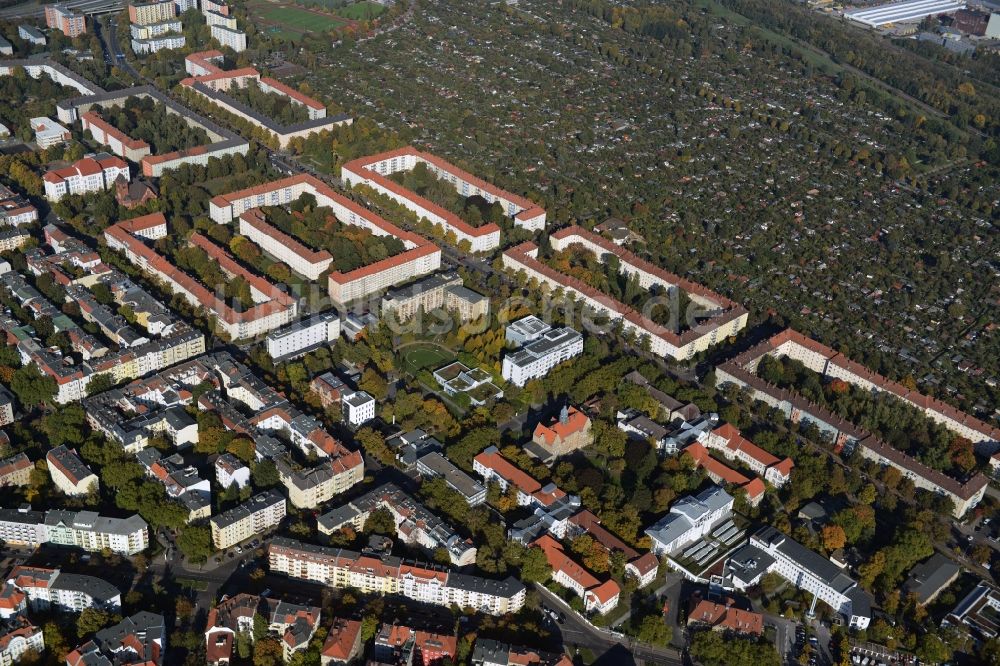 Berlin aus der Vogelperspektive: Stadtteil Friedenau im Stadtgebiet in Berlin