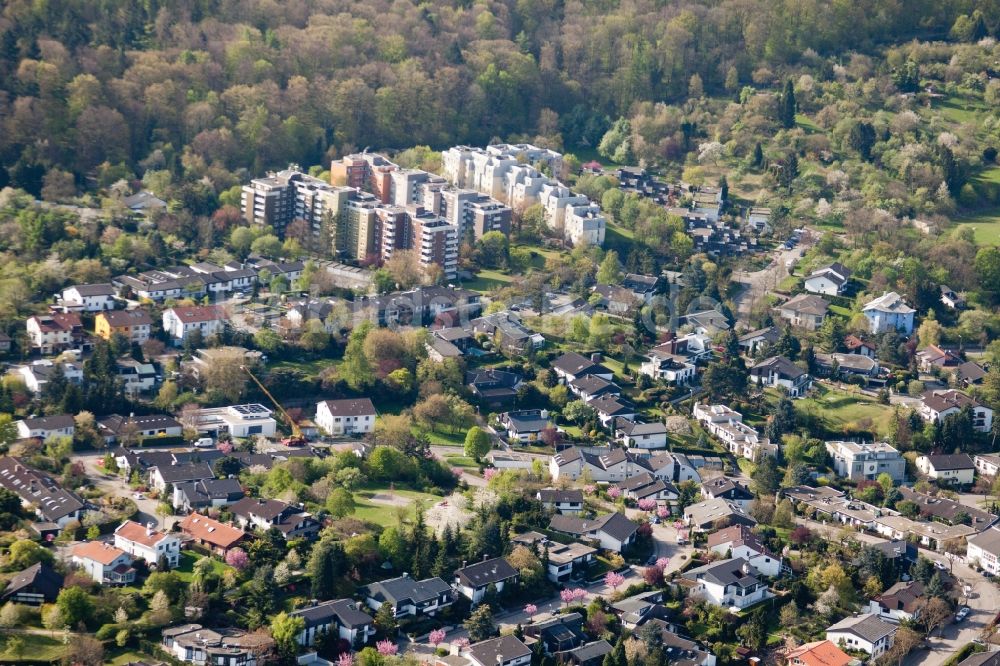 Luftaufnahme Karlsruhe - Stadtteil Geigersberg im Stadtgebiet im Ortsteil Durlach in Karlsruhe im Bundesland Baden-Württemberg