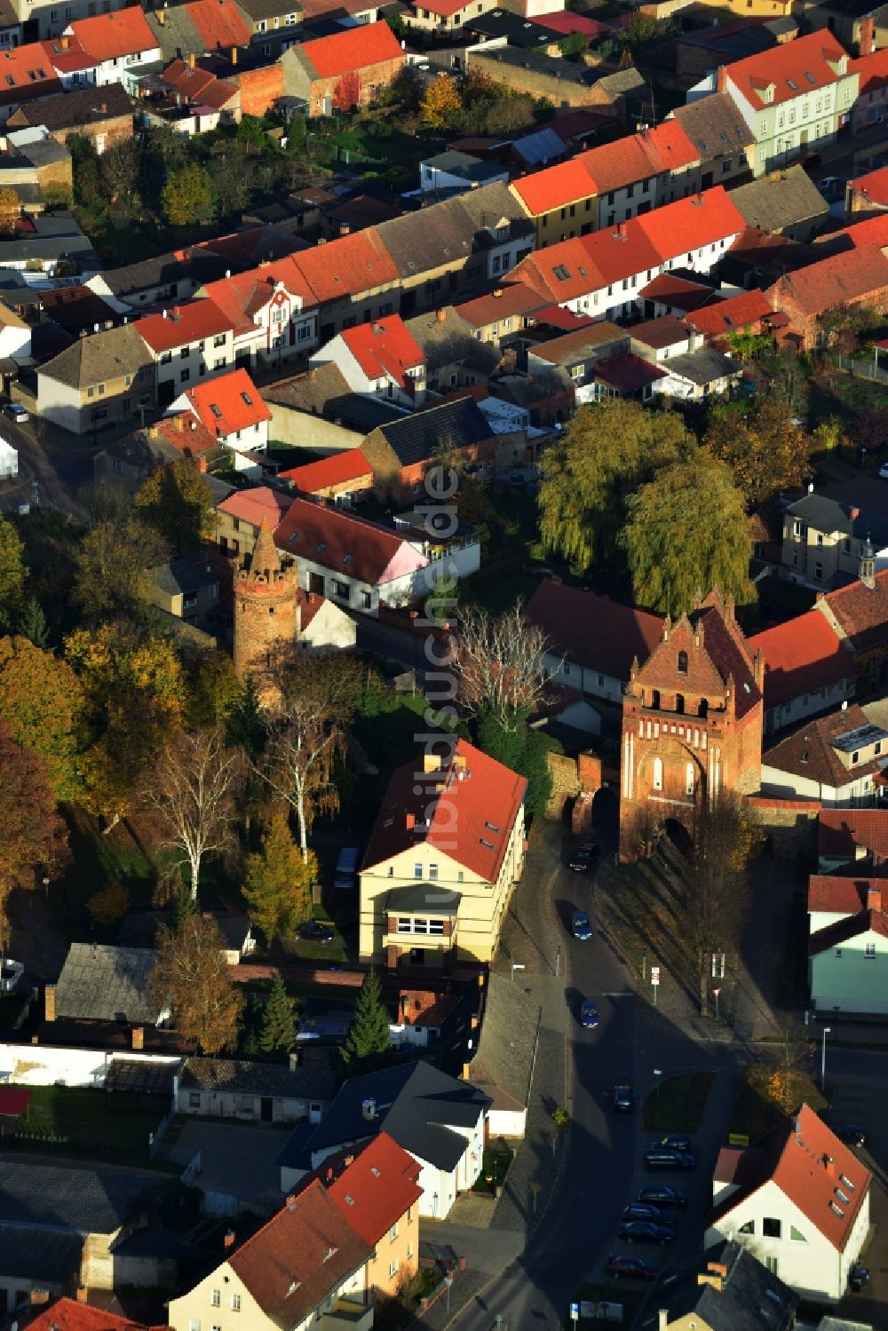 Gransee aus der Vogelperspektive: Stadtteil von Gransee Gransee im Bundesland Brandenburg