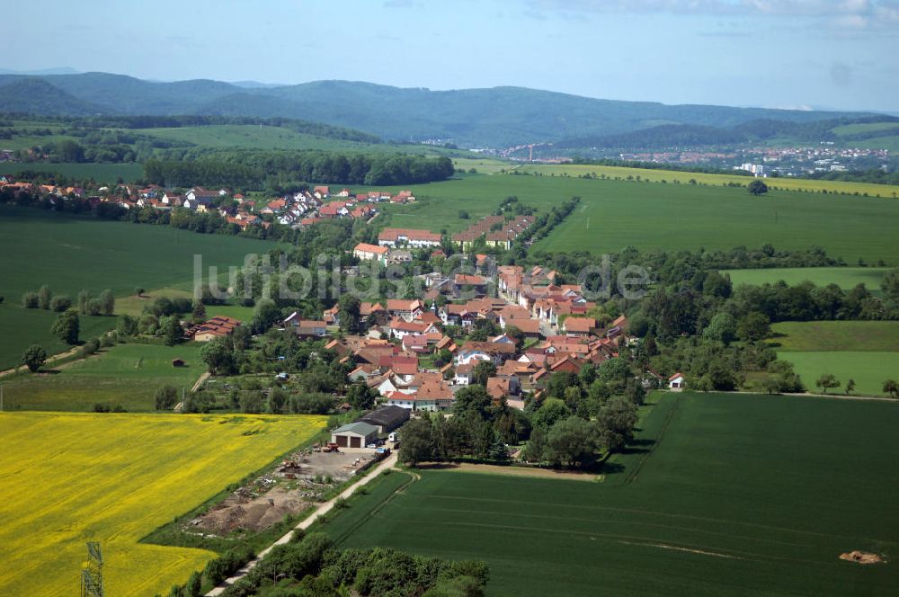 Luftaufnahme Eisenach OT Hötzelsroda - Stadtteil Hötzelsroda der Stadt Eisenach in Thüringen