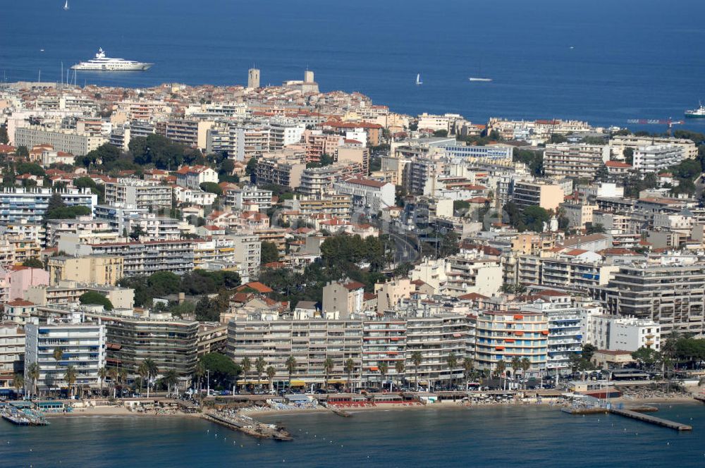 Luftaufnahme Antibes - Stadtteil Juan-les-Pins von Antibes