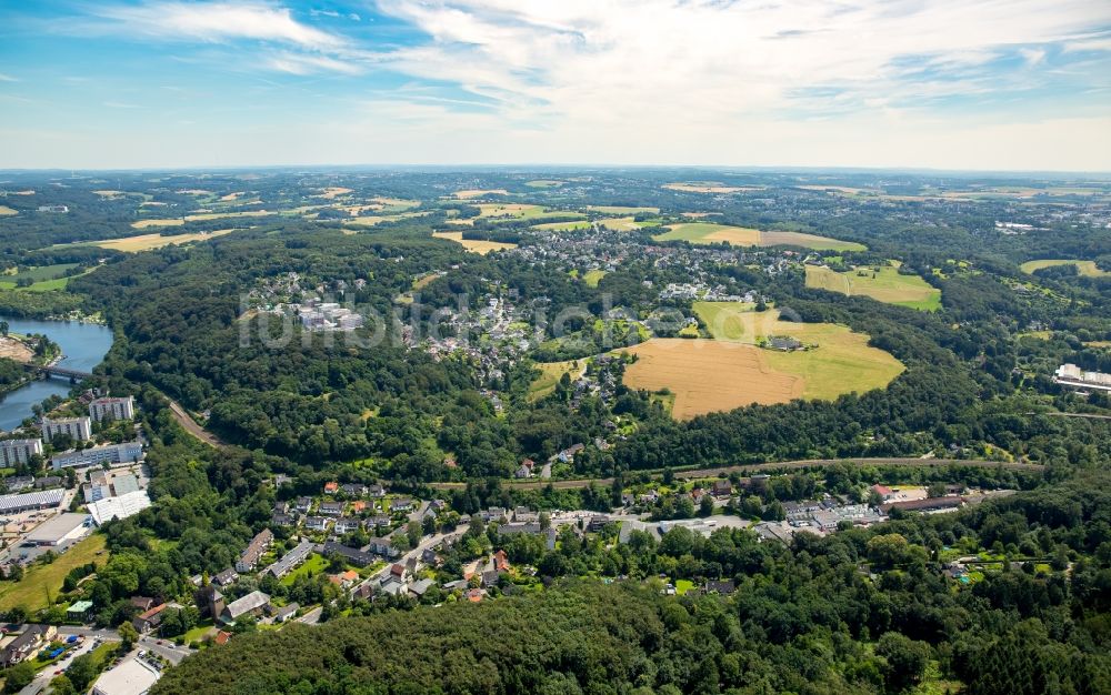 Luftbild Essen - Stadtteil Kettwig im Stadtgebiet in Essen im Bundesland Nordrhein-Westfalen