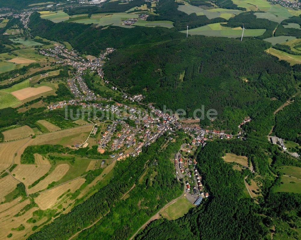 Luftbild Idar-Oberstein - Stadtteil Kirchenbollenbach im Stadtgebiet in Idar-Oberstein im Bundesland Rheinland-Pfalz