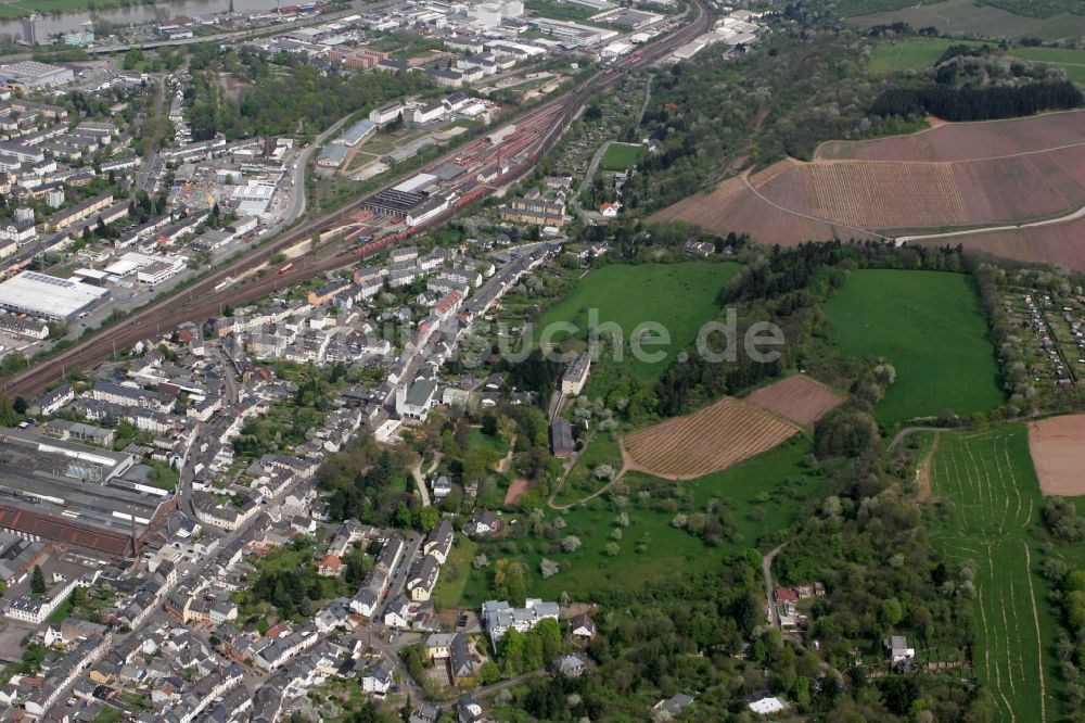 Trier Kürenz von oben - Stadtteil Kürenz in Trier im Bundesland Rheinland-Pfalz