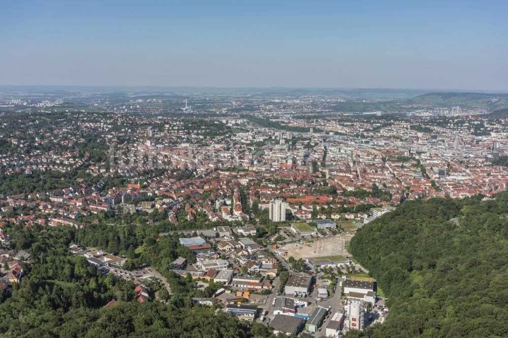 Luftaufnahme Stuttgart - Stadtteil Kräherwald im Stadtgebiet in Stuttgart im Bundesland Baden-Württemberg