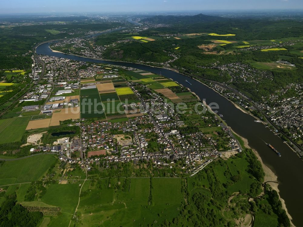 Luftbild Remagen Kripp - Stadtteil Kripp in Remagen im Bundesland Rheinland-Pfalz