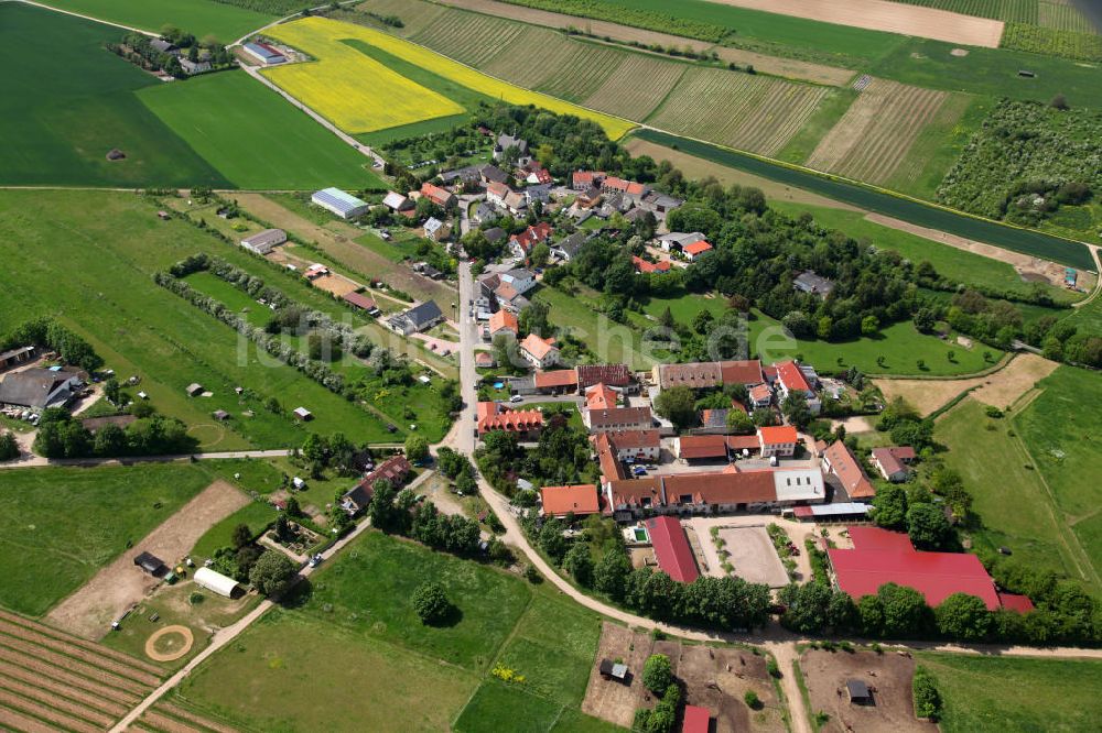 Luftbild Gau-Algesheim - Stadtteil Laurenziberg Gau-Algesheim