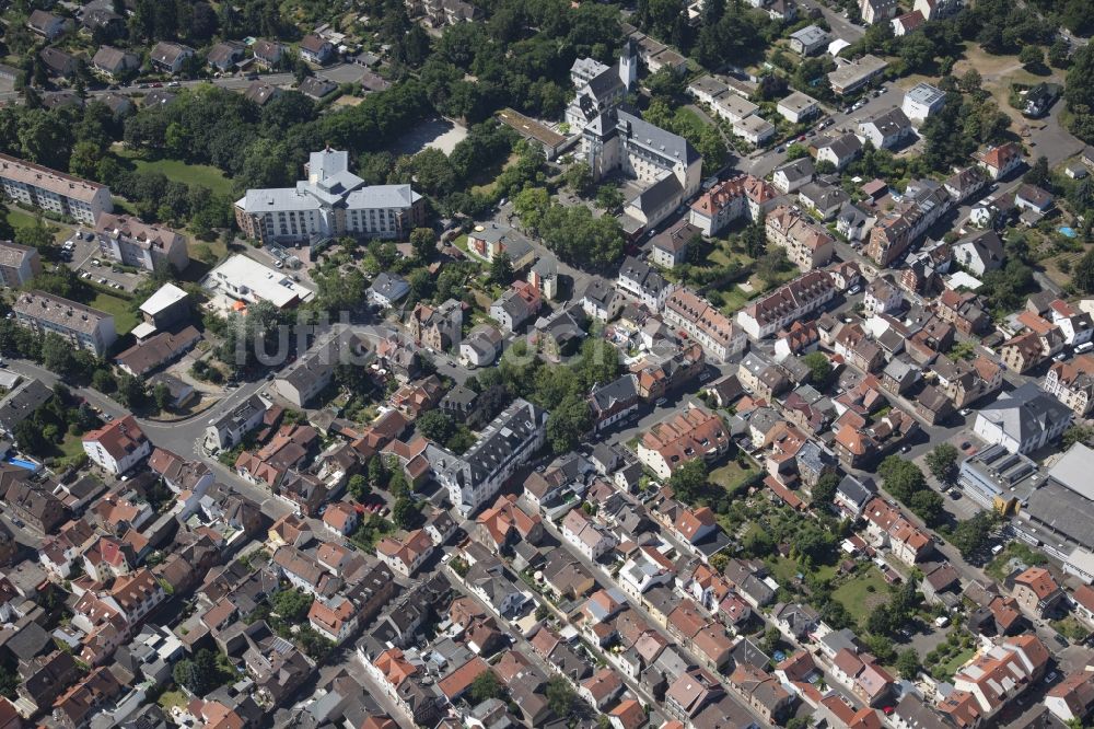 Luftbild Mainz - Stadtteil Mombach im Stadtgebiet in Mainz im Bundesland Rheinland-Pfalz