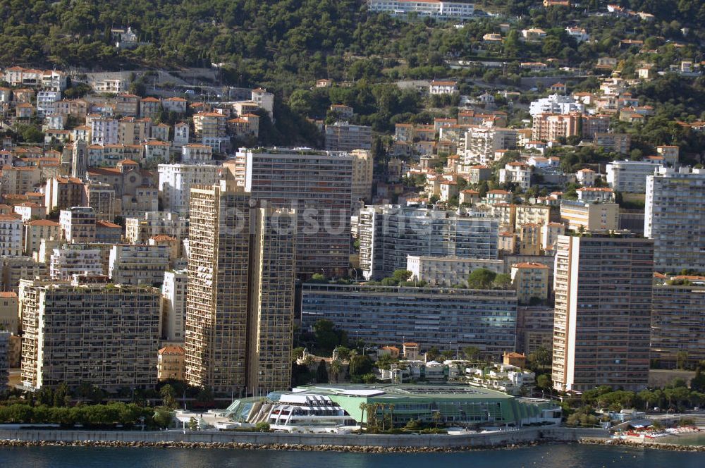 Luftbild MONACO - Stadtteil Monte Carlo von Monaco mit dem Japonese Garden