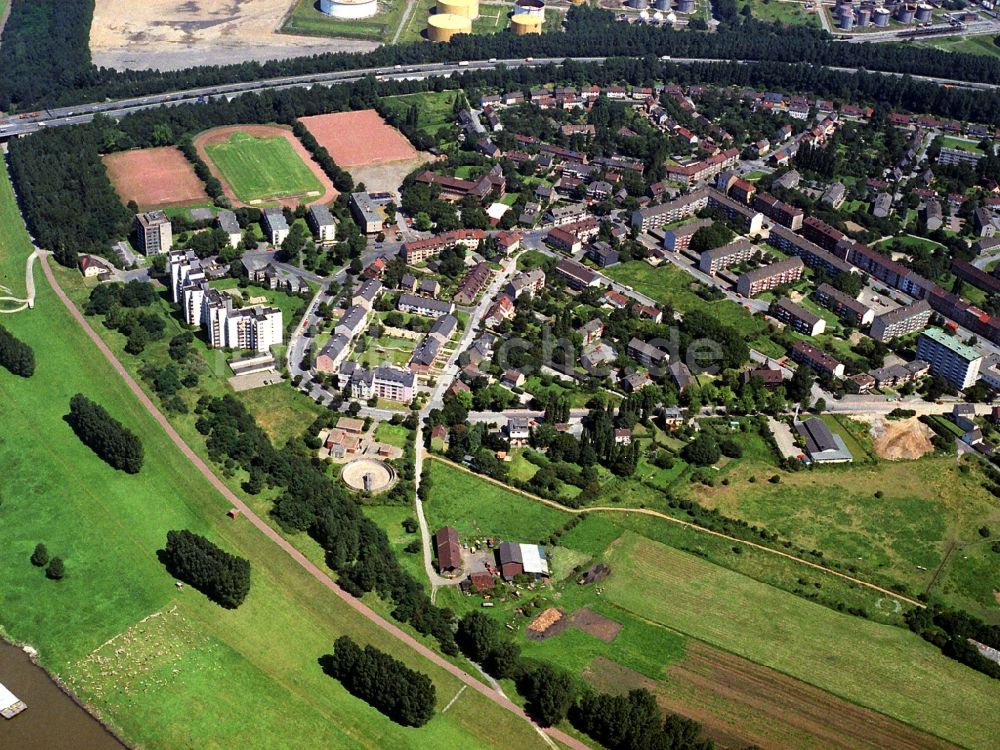 Luftbild Duisburg - Stadtteil Neuenkamp im Stadtgebiet in Duisburg im Bundesland Nordrhein-Westfalen