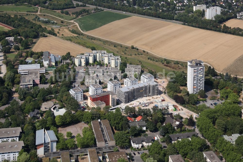 Luftbild Mainz - Stadtteil Oberstadt im Stadtgebiet in Mainz im Bundesland Rheinland-Pfalz