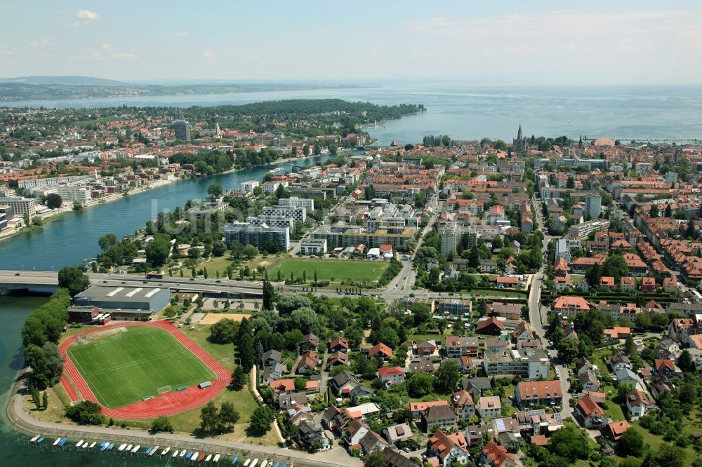 Luftbild Konstanz - Stadtteil Paradies in Konstanz im Bundesland Baden-Württemberg