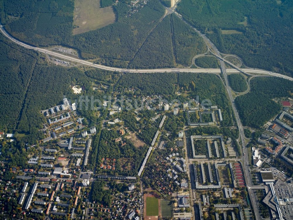 Luftbild Potsdam - Stadtteil Potsdam Südost im Stadtgebiet in Potsdam im Bundesland Brandenburg