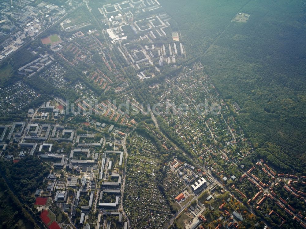 Luftaufnahme Potsdam - Stadtteil Potsdam Süd im Stadtgebiet in Potsdam im Bundesland Brandenburg