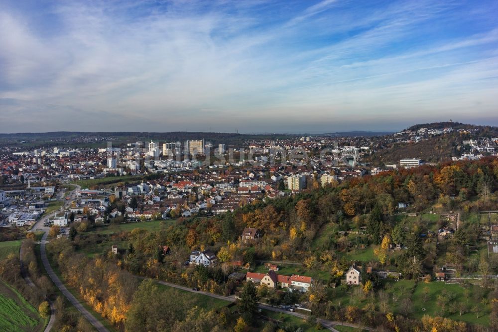 Luftbild Leonberg - Stadtteil Ramtel im Stadtgebiet in Leonberg im Bundesland Baden-Württemberg