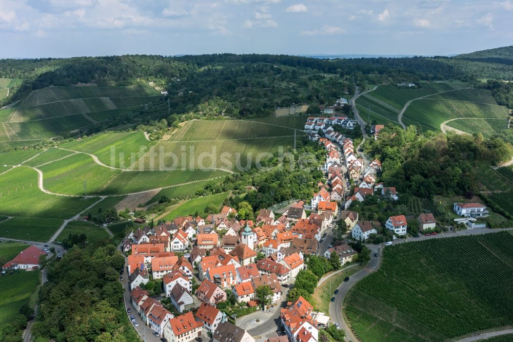 Luftbild Stuttgart - Stadtteil Rotenberg im Stadtgebiet in Stuttgart im Bundesland Baden-Württemberg